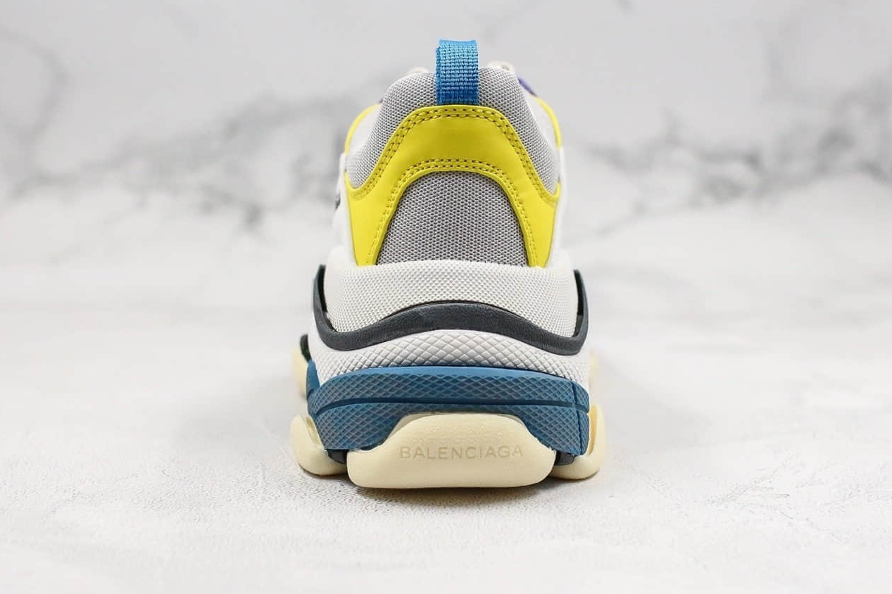 Balenciaga Triple S 'Purple Yellow' 524039W09OM9465 - Fresh and Eye-Catching Footwear Balenciaga Triple S 'Purple Yellow' 524039W09OM9465 - Fresh and Eye-Catching Footwear