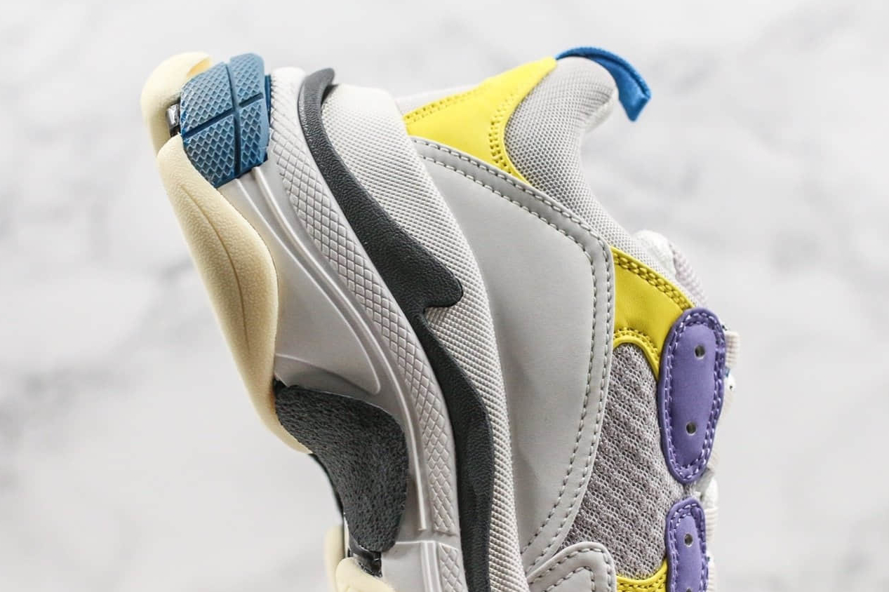 Balenciaga Triple S 'Purple Yellow' 524039W09OM9465 - Fresh and Eye-Catching Footwear Balenciaga Triple S 'Purple Yellow' 524039W09OM9465 - Fresh and Eye-Catching Footwear