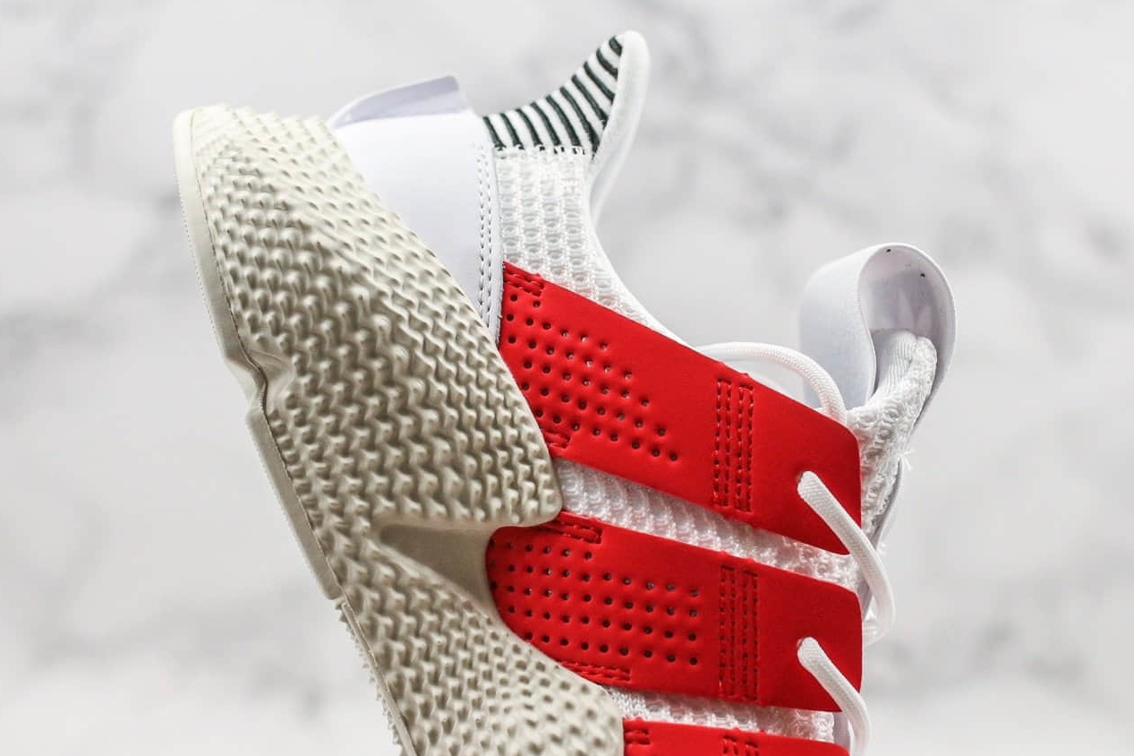 Adidas Prophere White Red Unisex Sneakers - FU9263