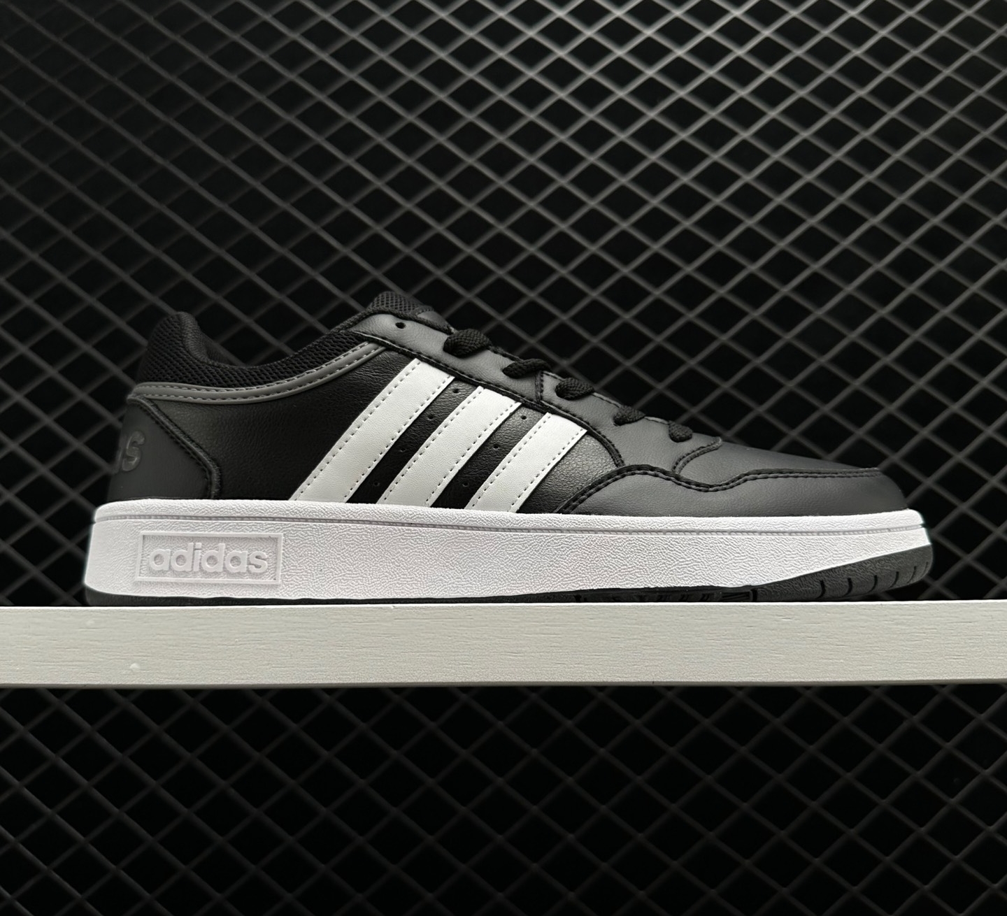 Adidas Hoops 3.0 Low 'Core Black Grey' GY5432 - Premium Athletic Sneakers