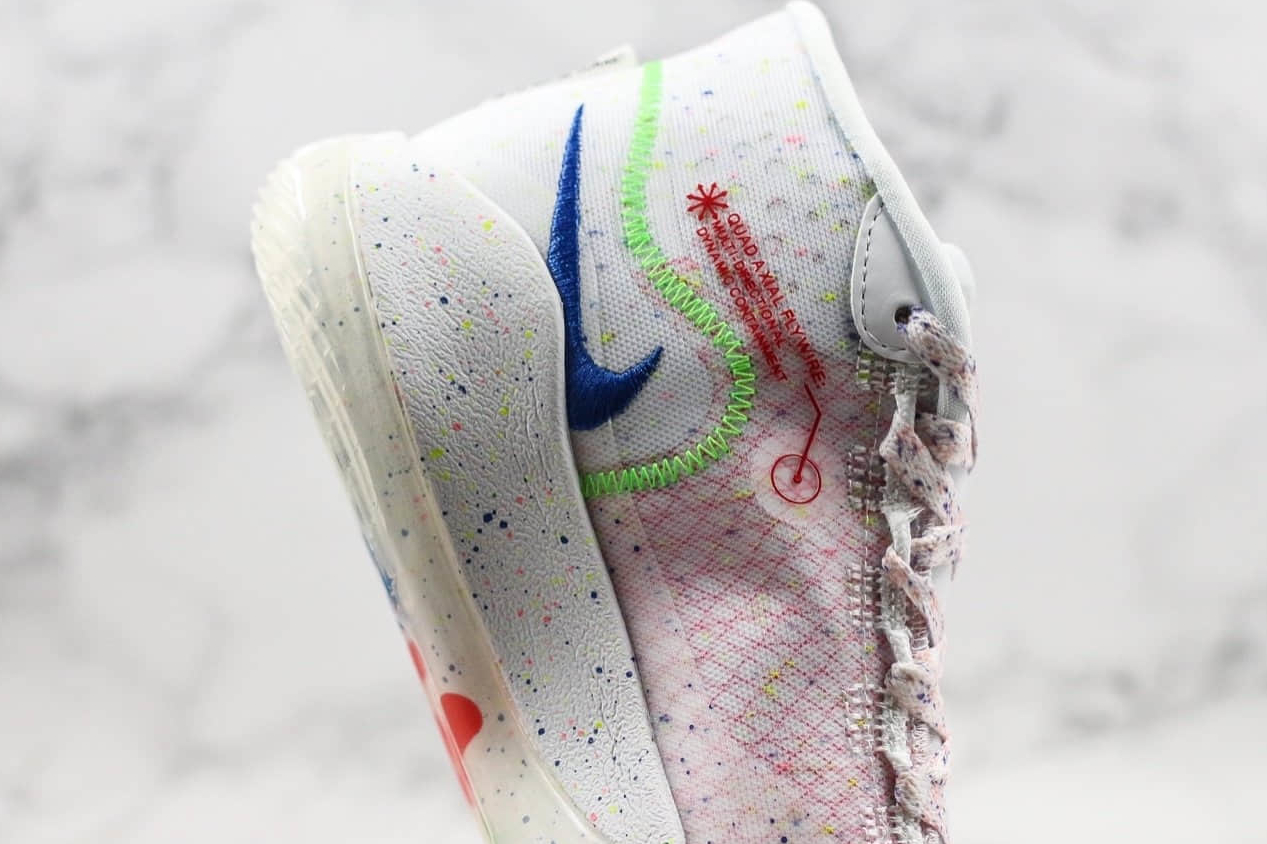 Nike Zoom KD 12 EP White Multi Color Red AR4230 118 | Premium Basketball Shoes