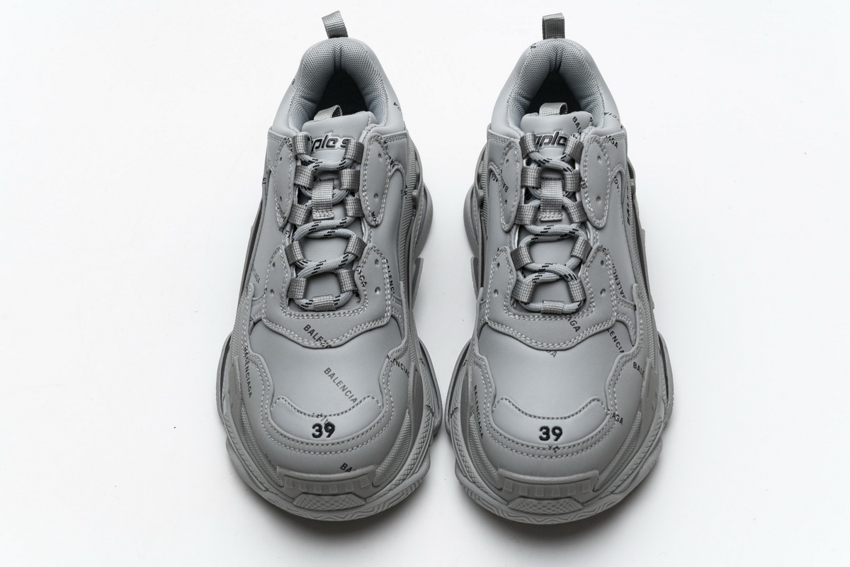 Balenciaga Triple S Sneaker Allover Logo Grey 536737 W2FA1 1210 - Shop Now Balenciaga Triple S Sneaker Allover Logo Grey 536737 W2FA1 1210 - Shop Now
