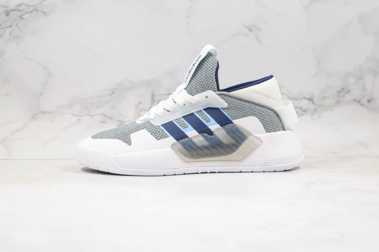 Adidas Neo Bball 90s Grey White Blue EF0636 - Stylish Retro Sneakers