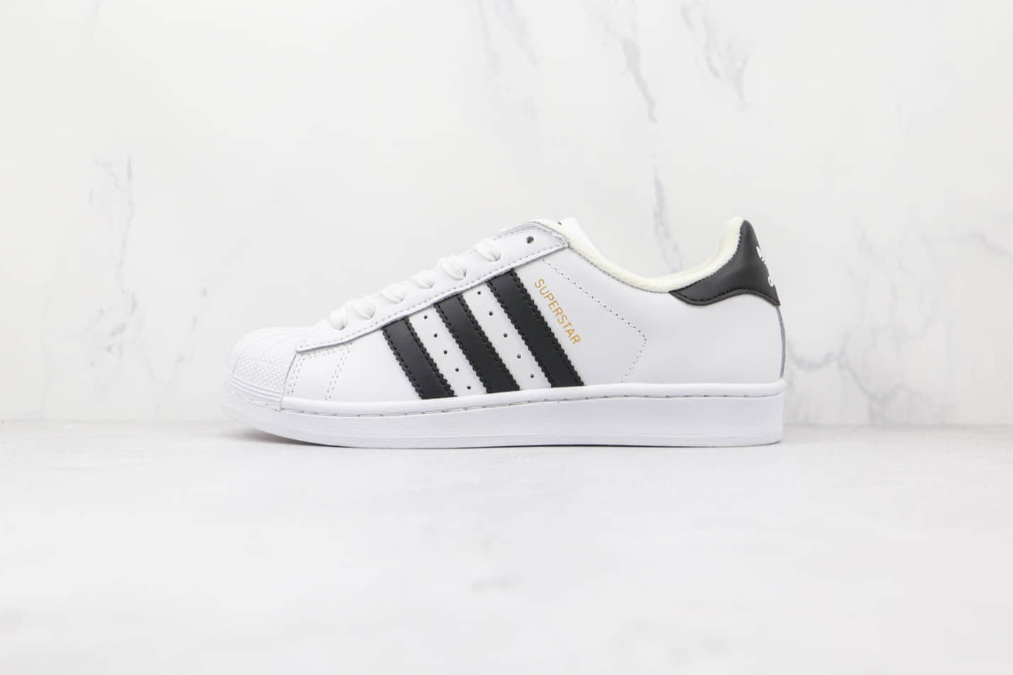 Adidas Superstar C77124 - White Black Classic Sneakers