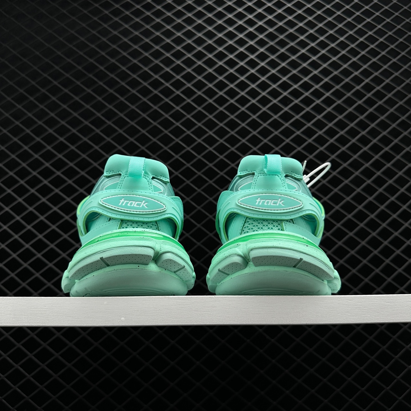 Balenciaga Track Recycled Green Sneaker 542023W3FE33000 - Eco-friendly Footwear | Shop Now Balenciaga Track Recycled Green Sneaker 542023W3FE33000 - Eco-friendly Footwear | Shop Now