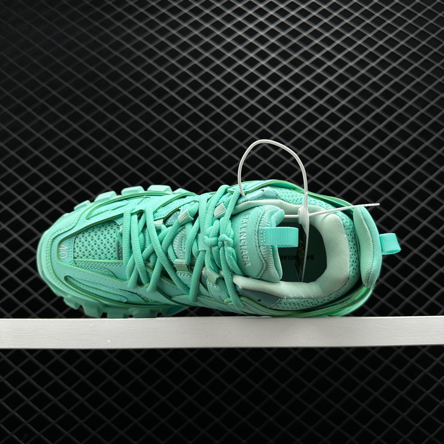 Balenciaga Track Recycled Green Sneaker 542023W3FE33000 - Eco-friendly Footwear | Shop Now Balenciaga Track Recycled Green Sneaker 542023W3FE33000 - Eco-friendly Footwear | Shop Now