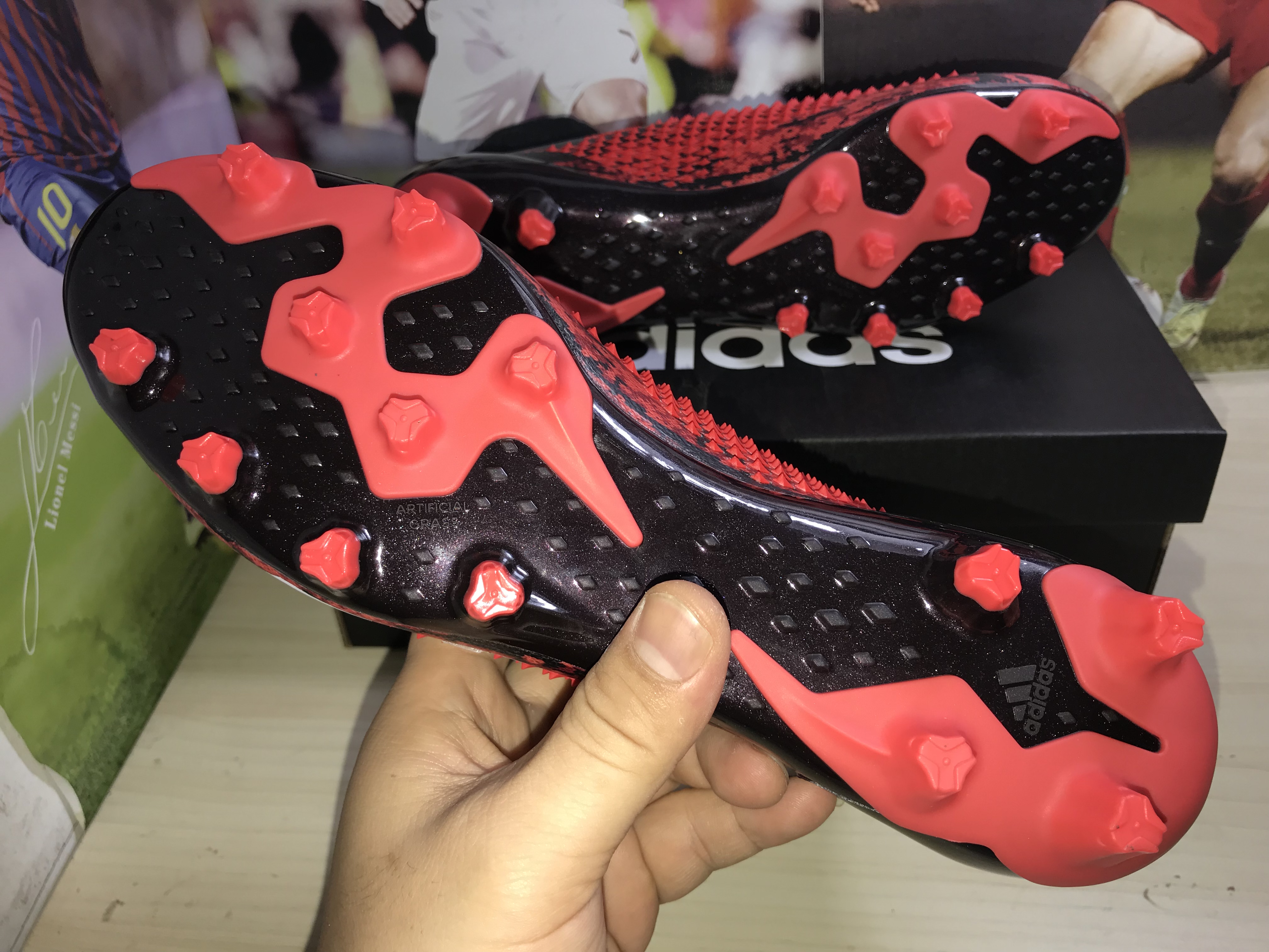 Adidas Predator Mutator 20+ AG Core Black Cloud White Active Red | FV3193