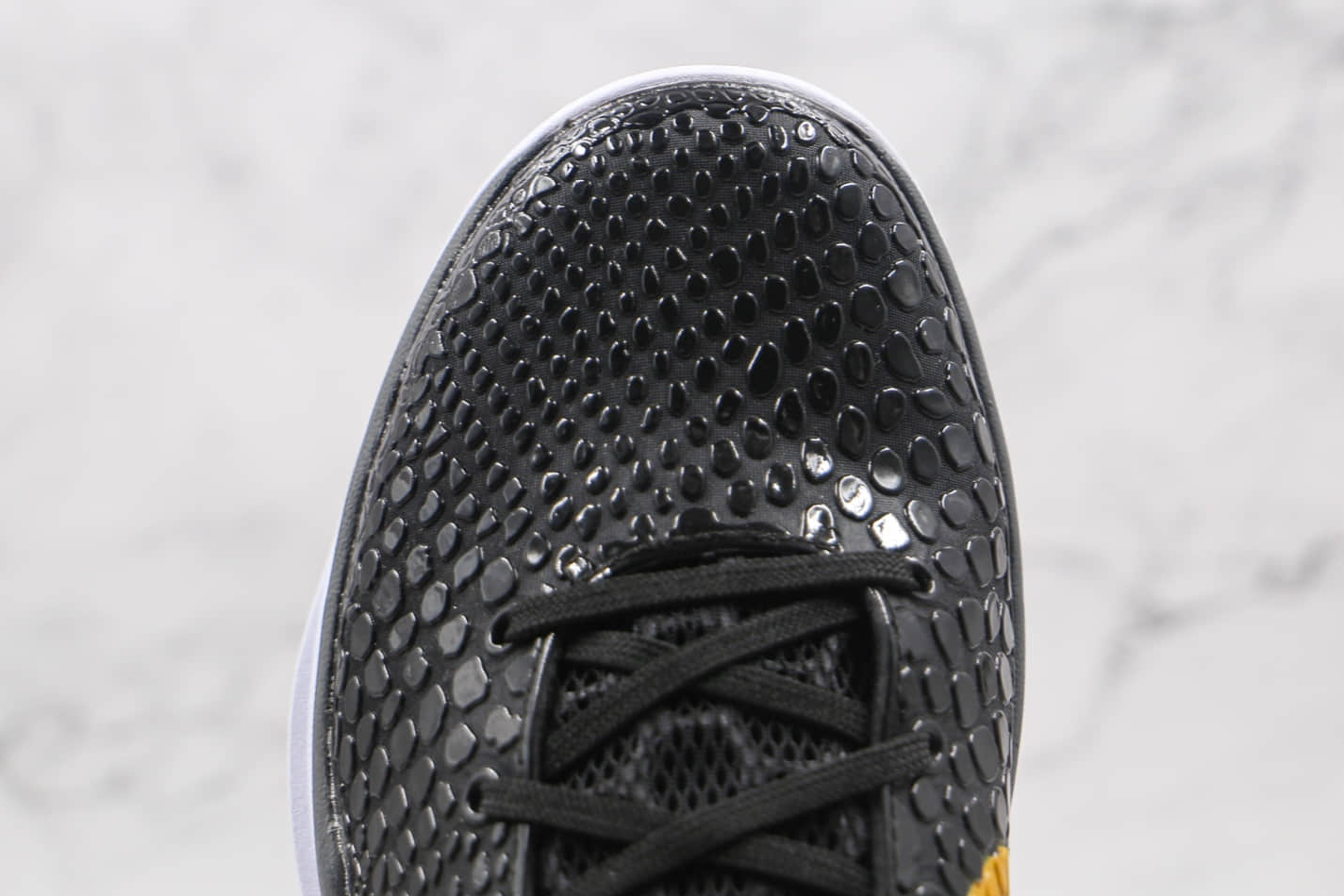 Nike Zoom Kobe 6 Black Del Sol Metallic Gold 436311-002 - Limited Edition Basketball Shoes