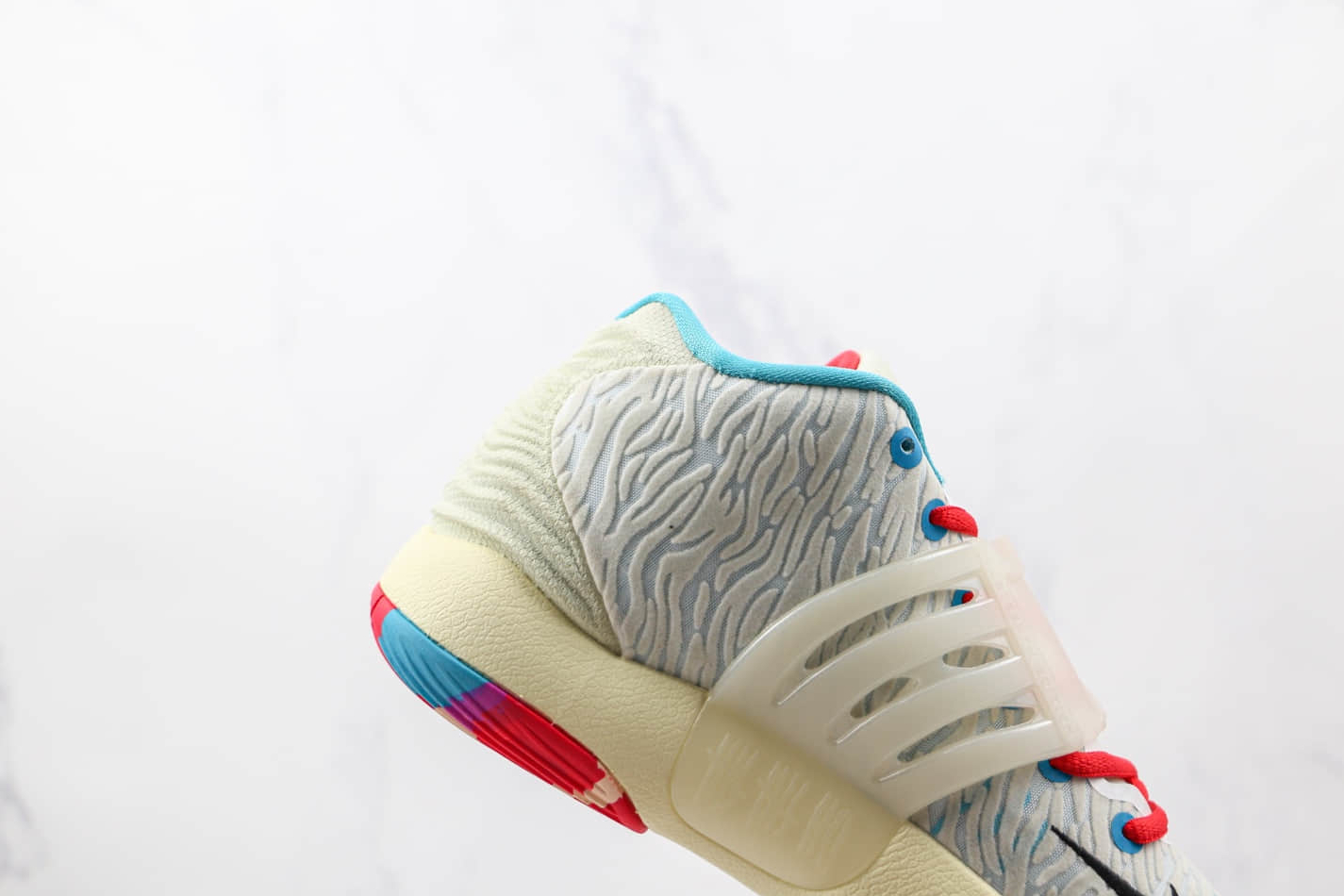 Nike KD 14 EP 'White Aqua Blue Multi-Color' - CZ0170-700: Shop Now