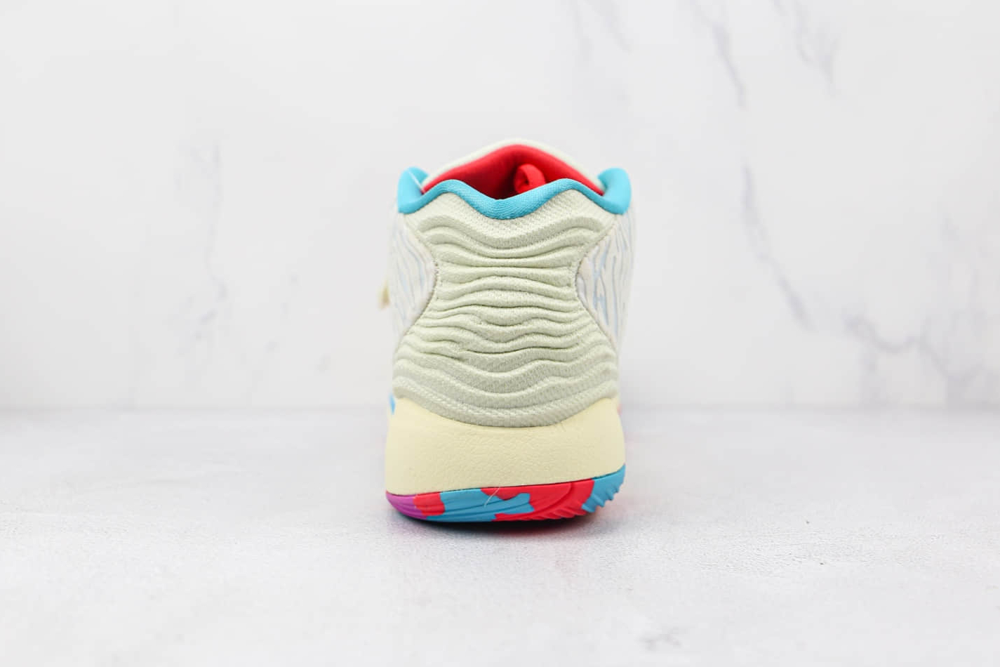 Nike KD 14 EP 'White Aqua Blue Multi-Color' - CZ0170-700: Shop Now