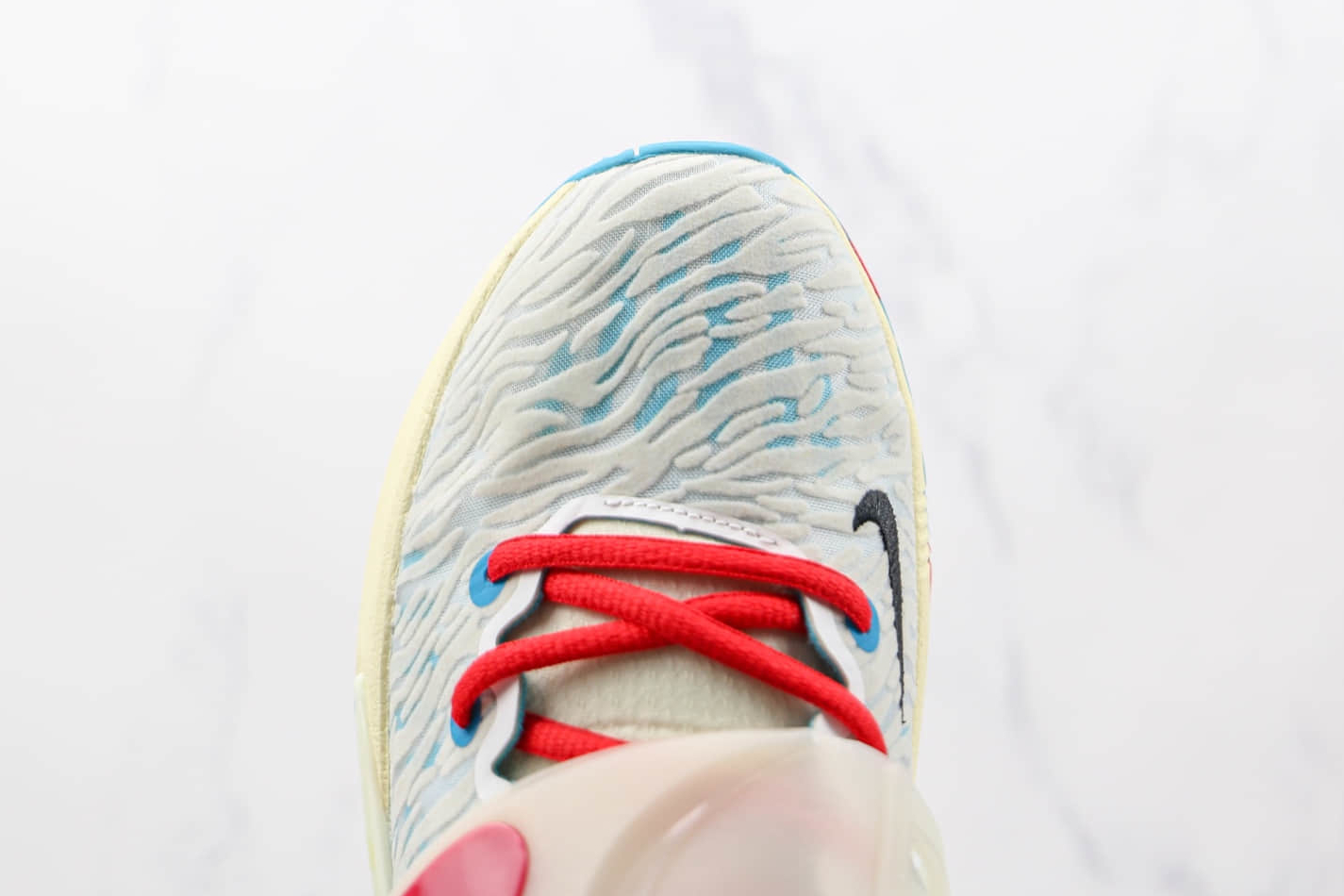 Nike KD 14 EP 'White Aqua Blue Multi-Color' - CZ0170-700: Shop Now