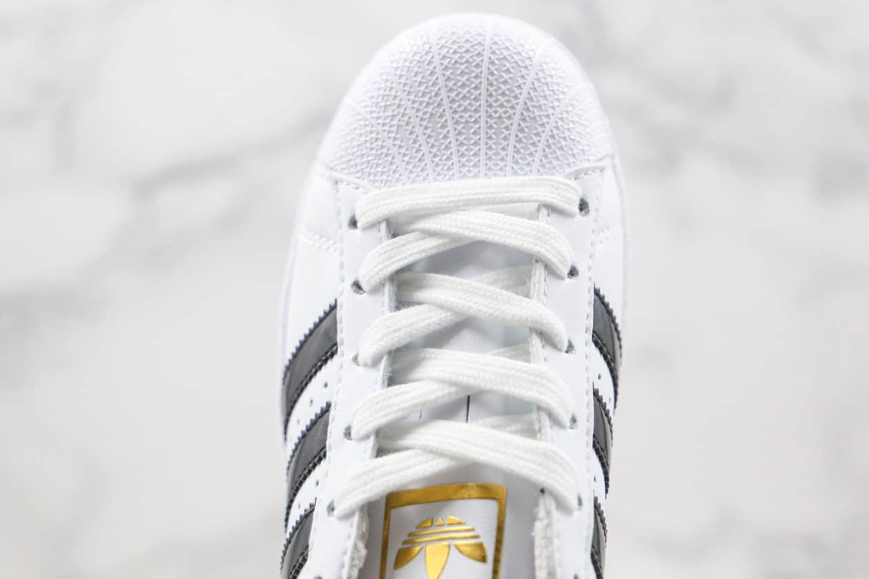 Adidas Superstar Black White Gold Shoes EF1627 - Classic Style with a Touch of Gold
