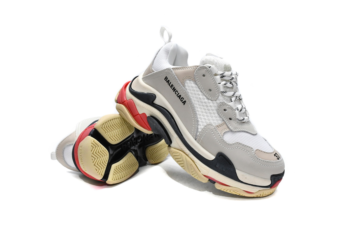 Balenciaga Triple S White Black Red 2019 | 524037 W09E1 9000 | New Arrival Balenciaga Triple S White Black Red 2019 | 524037 W09E1 9000 | New Arrival