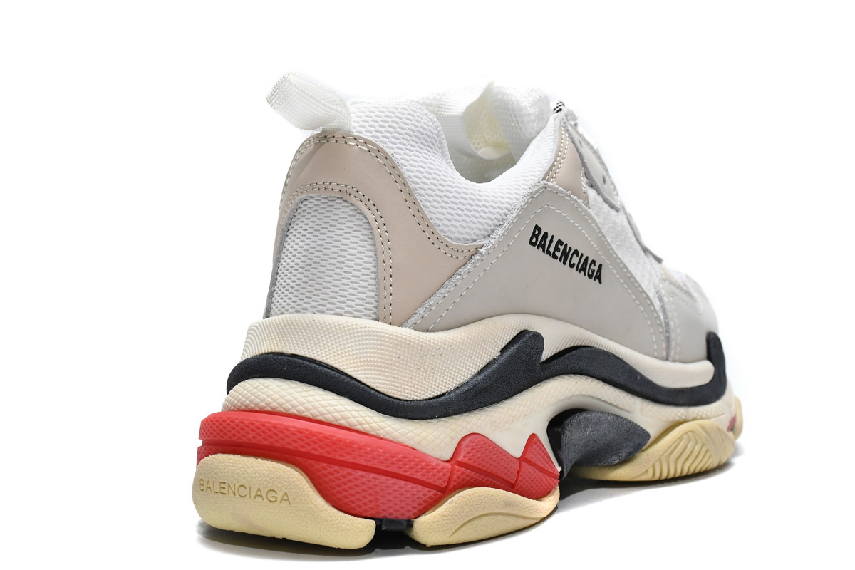 Balenciaga Triple S White Black Red 2019 | 524037 W09E1 9000 | New Arrival Balenciaga Triple S White Black Red 2019 | 524037 W09E1 9000 | New Arrival
