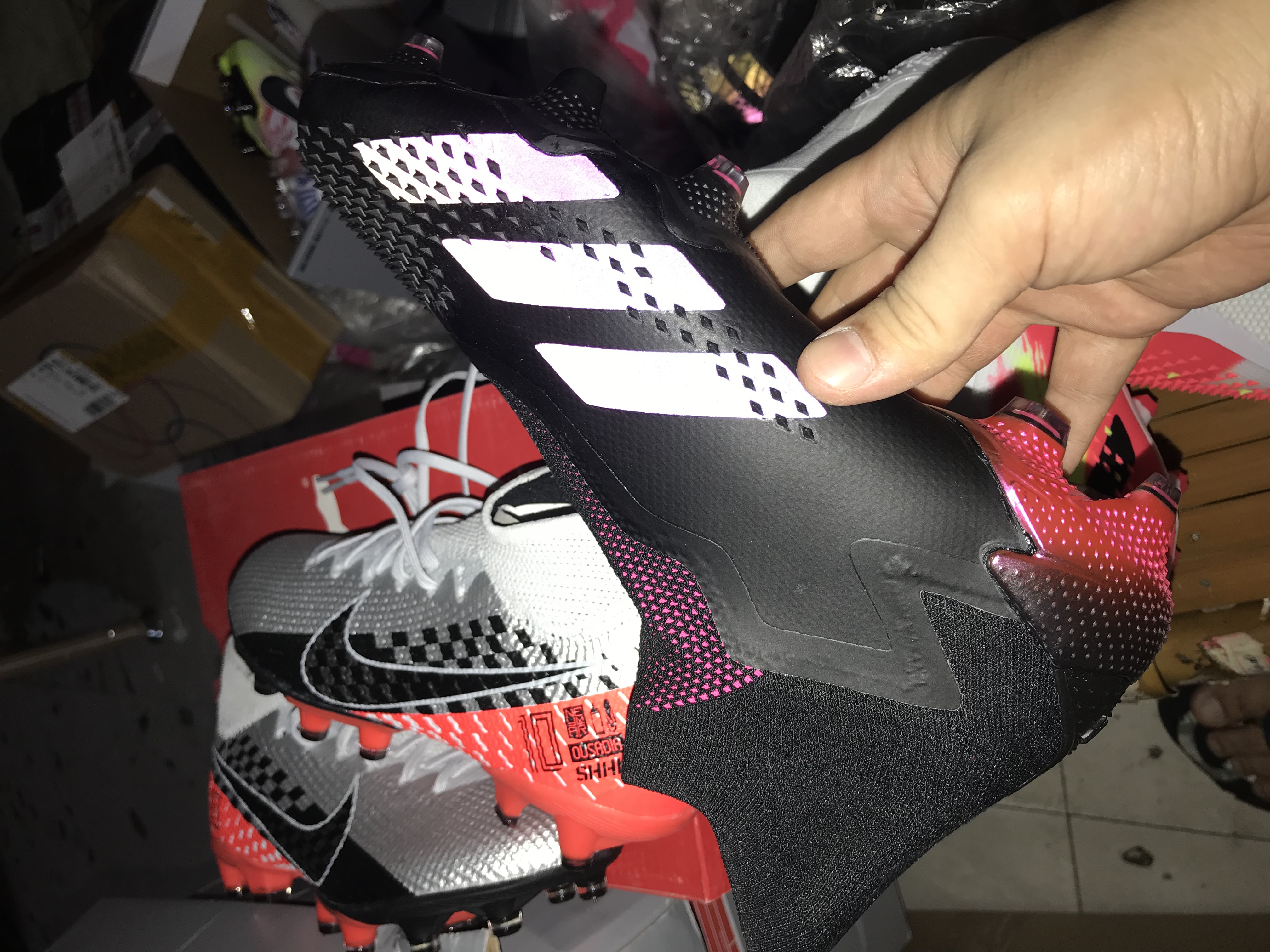Adidas Predator Mutator 20+ FG EH2862 - Core Black Shock Pink | Fast Shipping