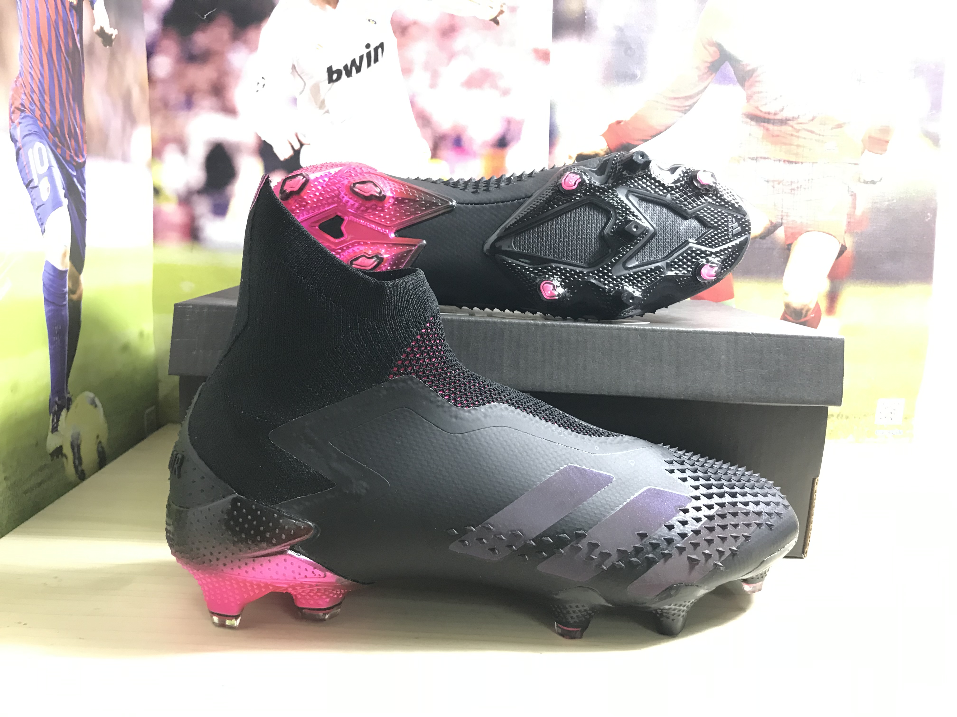 Adidas Predator Mutator 20+ FG EH2862 - Core Black Shock Pink | Fast Shipping