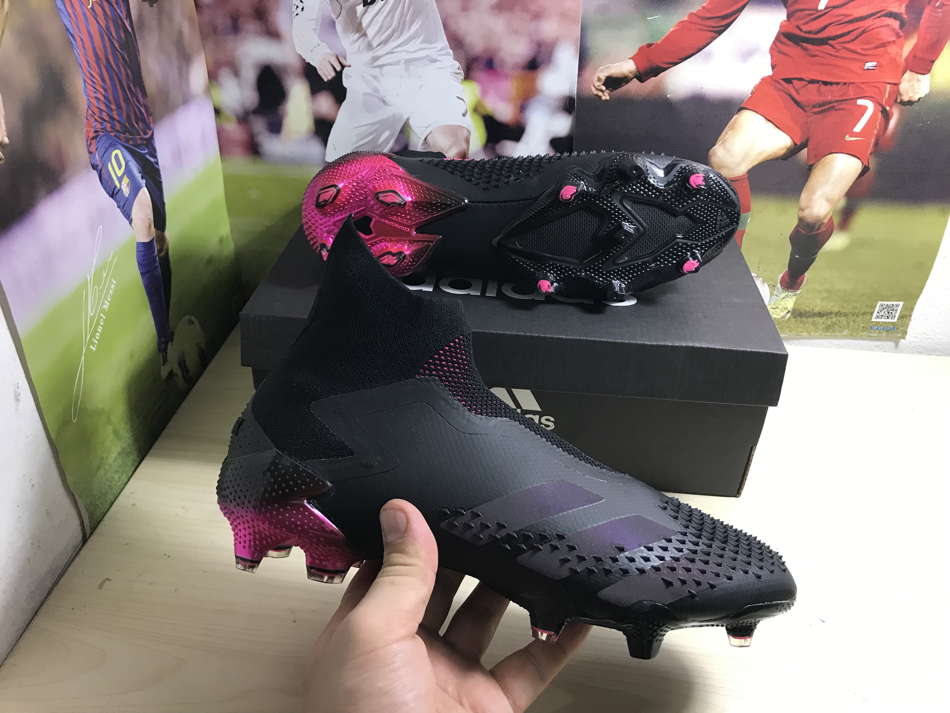 Adidas Predator Mutator 20+ FG EH2862 - Core Black Shock Pink | Fast Shipping