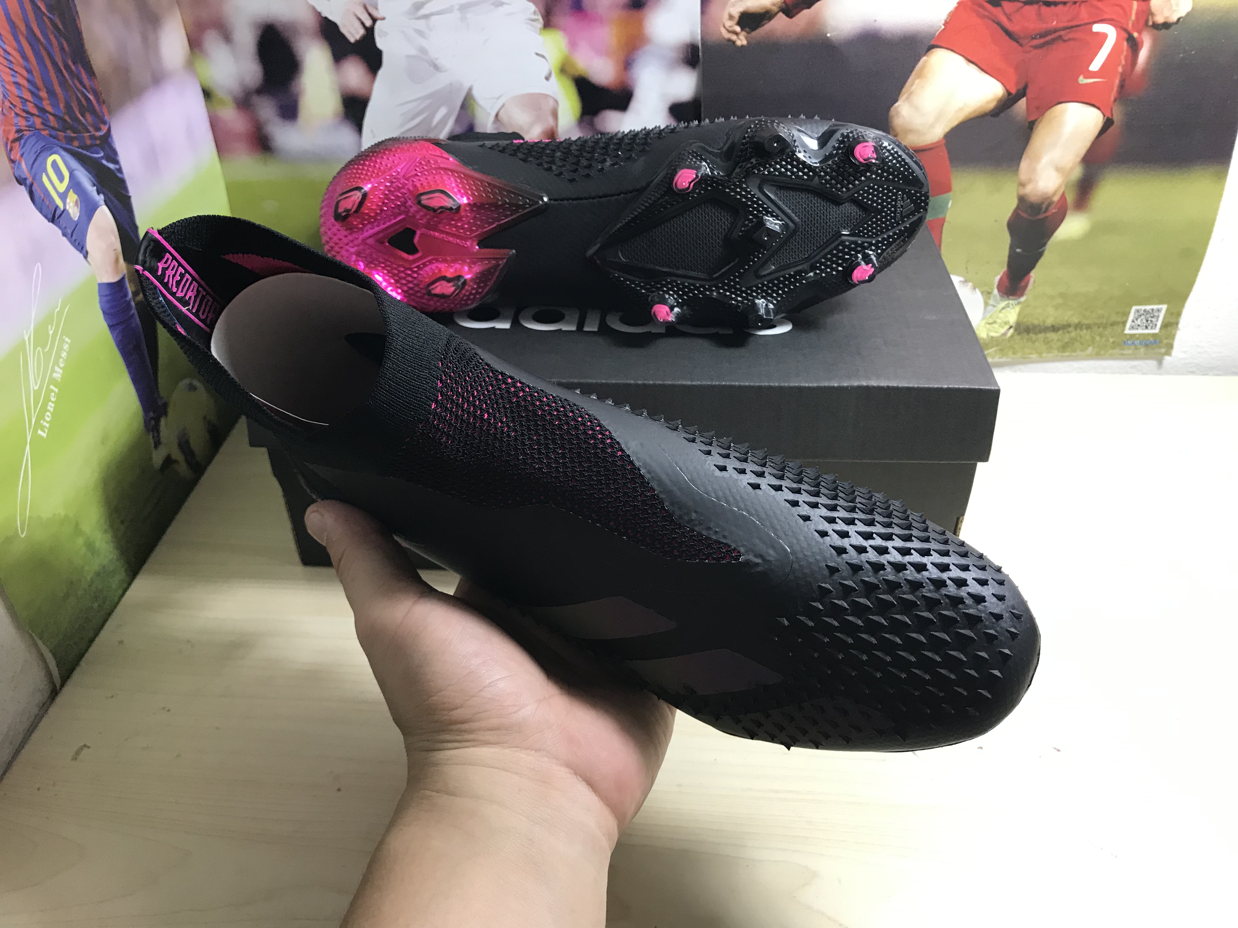 Adidas Predator Mutator 20+ FG EH2862 - Core Black Shock Pink | Fast Shipping