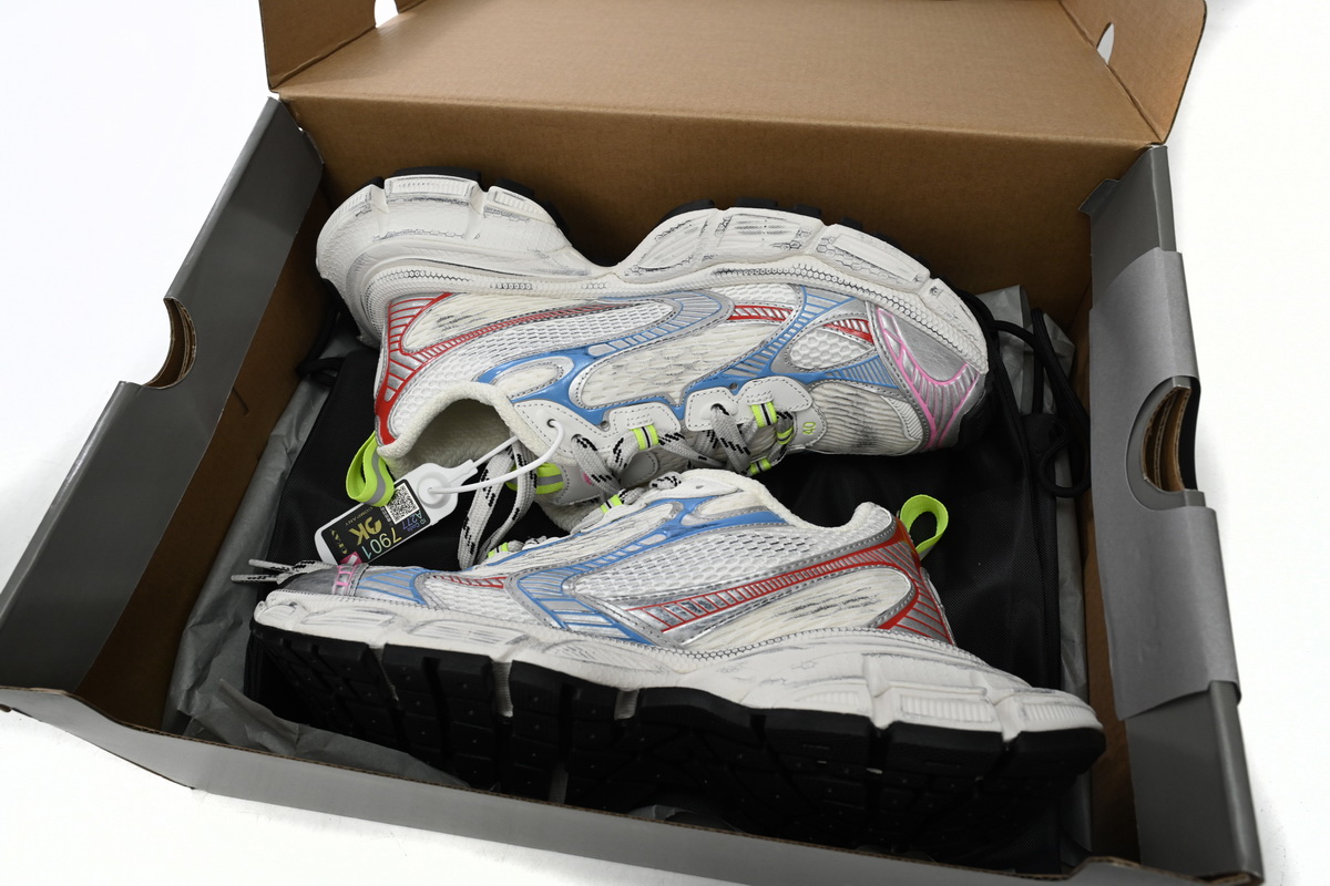 Balenciaga 3XL 'White Multicolor' 734734 W3XL5 9645 - Latest Trendy Design for Men - Limited Edition