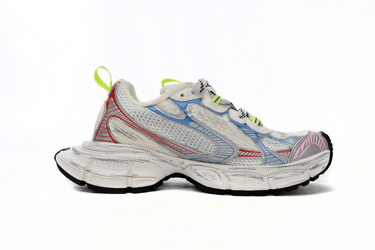 Balenciaga 3XL 'White Multicolor' 734734 W3XL5 9645 - Latest Trendy Design for Men - Limited Edition