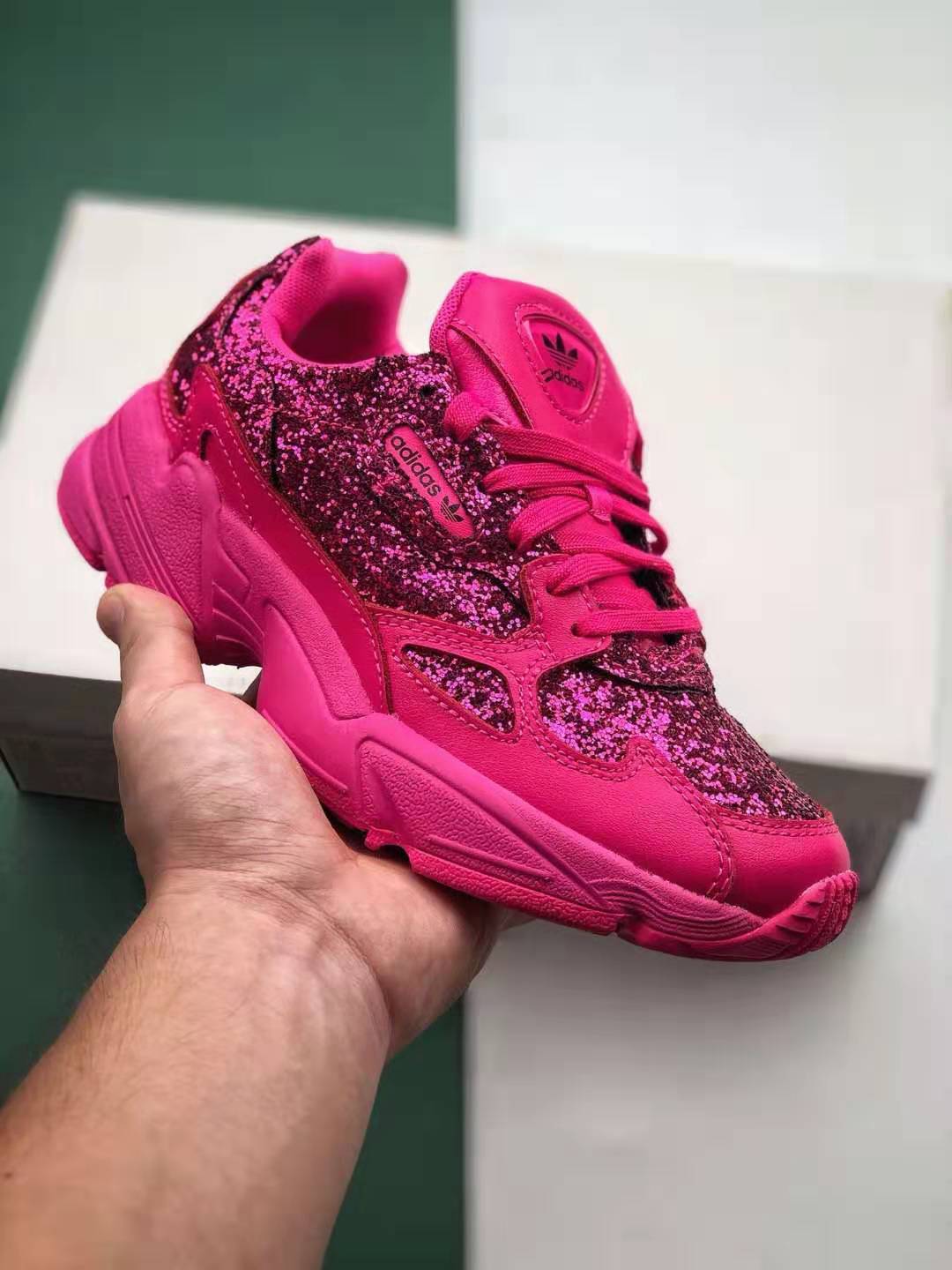 Adidas Wmns Falcon 'Shock Pink' BD8077 - Stylish and Vibrant Women's Sneakers