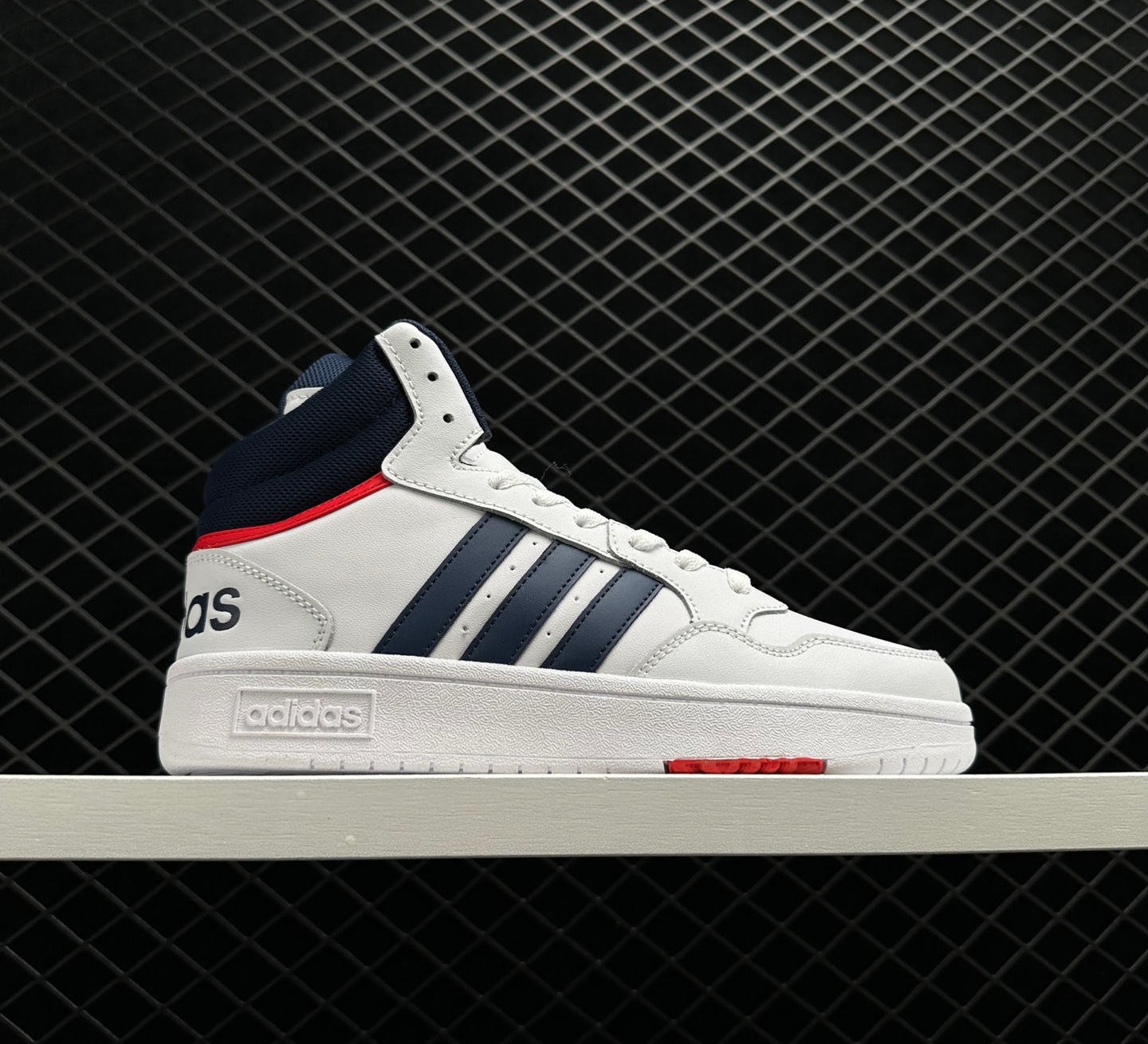 Adidas Hoops 3.0 White Navy Red GY5543 | Stylish and Sporty Footwear