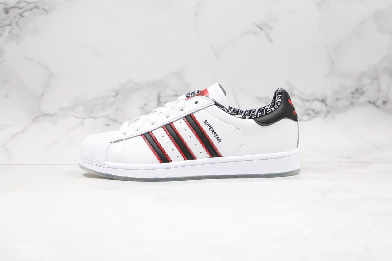 Adidas Originals Superstar Cloud White Core Black Red FW6593 | Limited Edition Sportswear