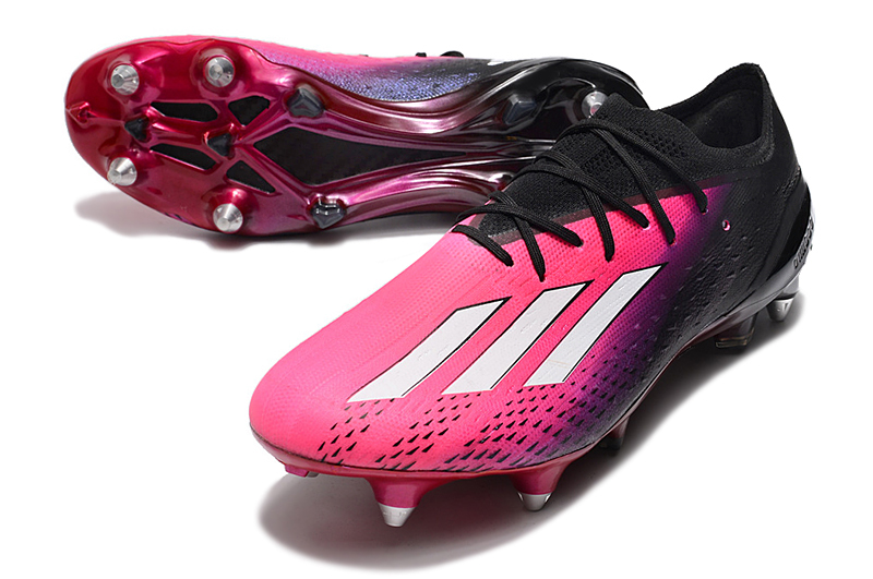 Adidas X Speedportal .1 SG Soccer Cleats - Pink/White/Black | Top Performance for Swift Footwork