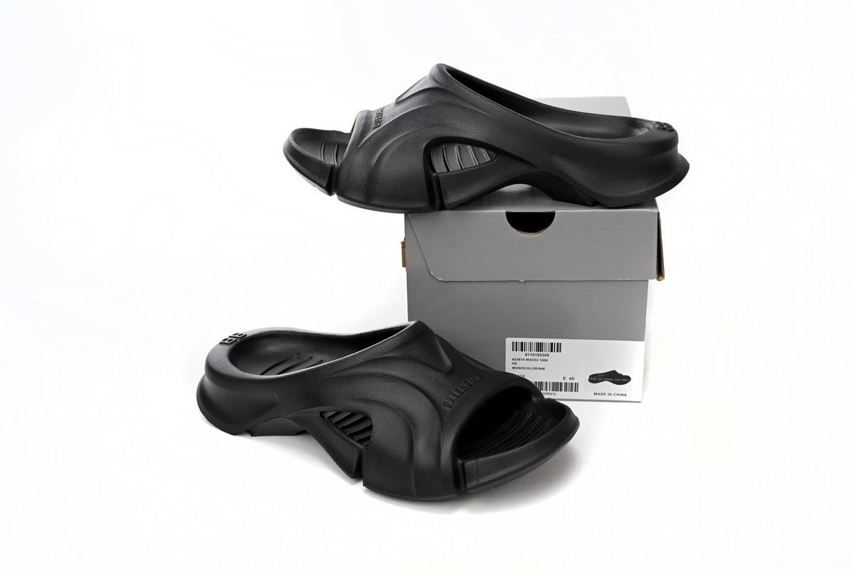 Balenciaga Mold Slide Sandal 'Black' - Shop Now for Sleek Style Balenciaga Mold Slide Sandal 'Black' - Shop Now for Sleek Style
