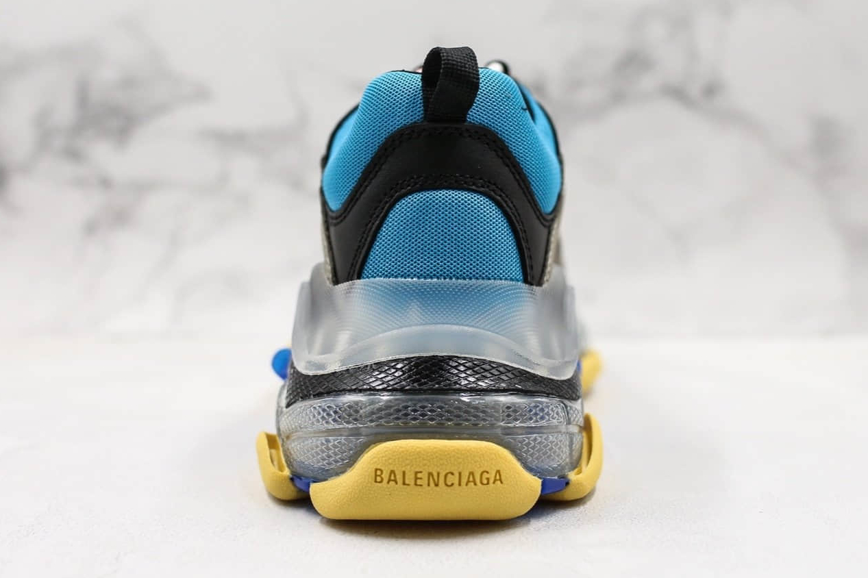 Balenciaga Triple S Blue Red Multicolor - Trendy Designer Sneakers for Men and Women