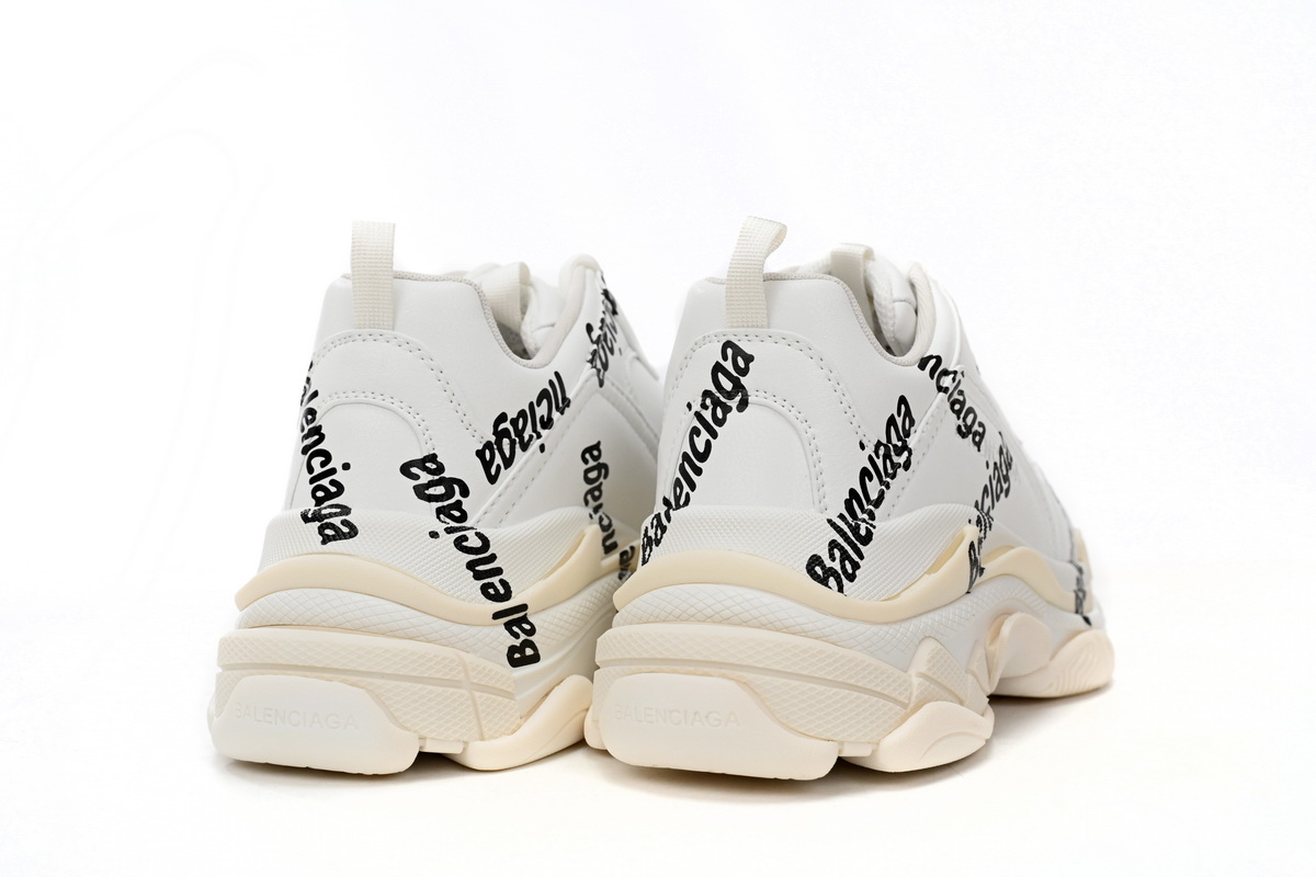 Balenciaga Wmns Triple S 'Logotype - White' 524039 W2FAB 9010 - Stylish Women's Sneakers Balenciaga Wmns Triple S 'Logotype - White' 524039 W2FAB 9010 - Stylish Women's Sneakers