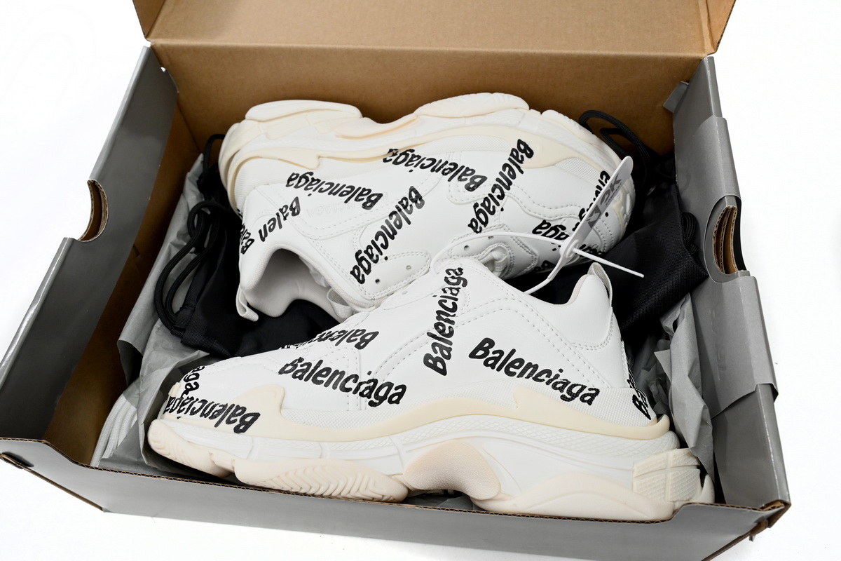 Balenciaga Wmns Triple S 'Logotype - White' 524039 W2FAB 9010 - Stylish Women's Sneakers Balenciaga Wmns Triple S 'Logotype - White' 524039 W2FAB 9010 - Stylish Women's Sneakers