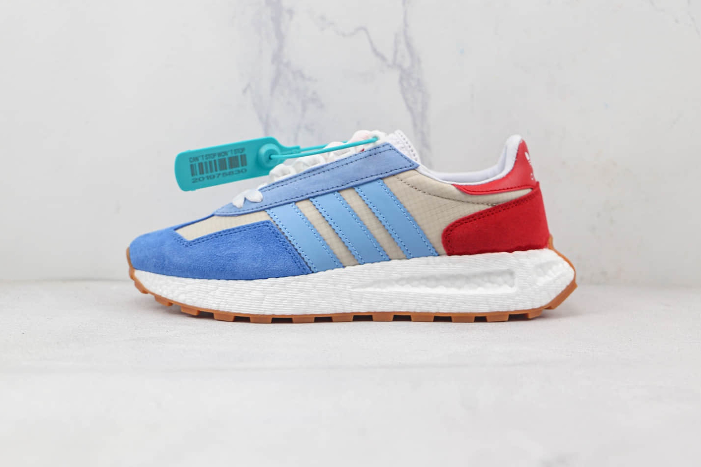 Adidas Retropy E5 Blue Red White - Retro-inspired Athletic Sneakers