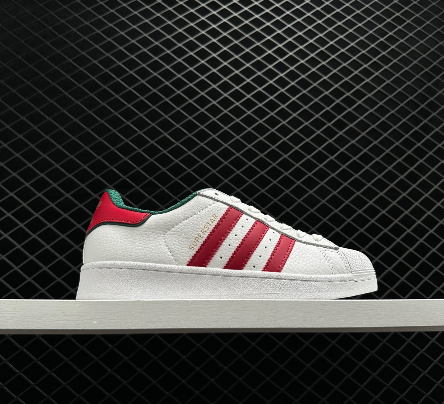 Adidas Superstar White Green Red D96974 - Classic Style with a Colorful Twist