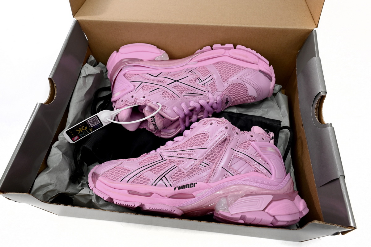 Balenciaga Wmns Runner Sneaker 'Pink' 677402 W3RB1 5000 - Stylish and Sleek Women's Footwear Balenciaga Wmns Runner Sneaker 'Pink' 677402 W3RB1 5000 - Stylish and Sleek Women's Footwear
