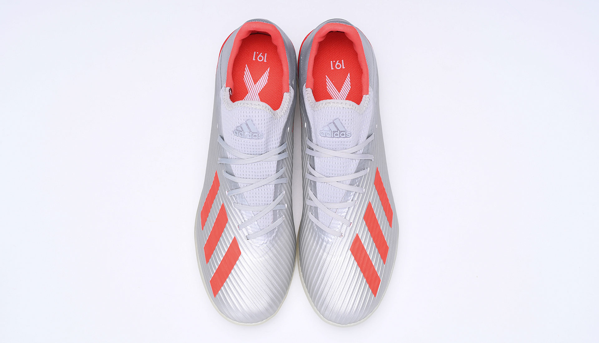 Adidas X 19.1 TF 302 Redirect - Silver Metallic Red Footwear White G25752: High-performance Turf Soccer Shoes
