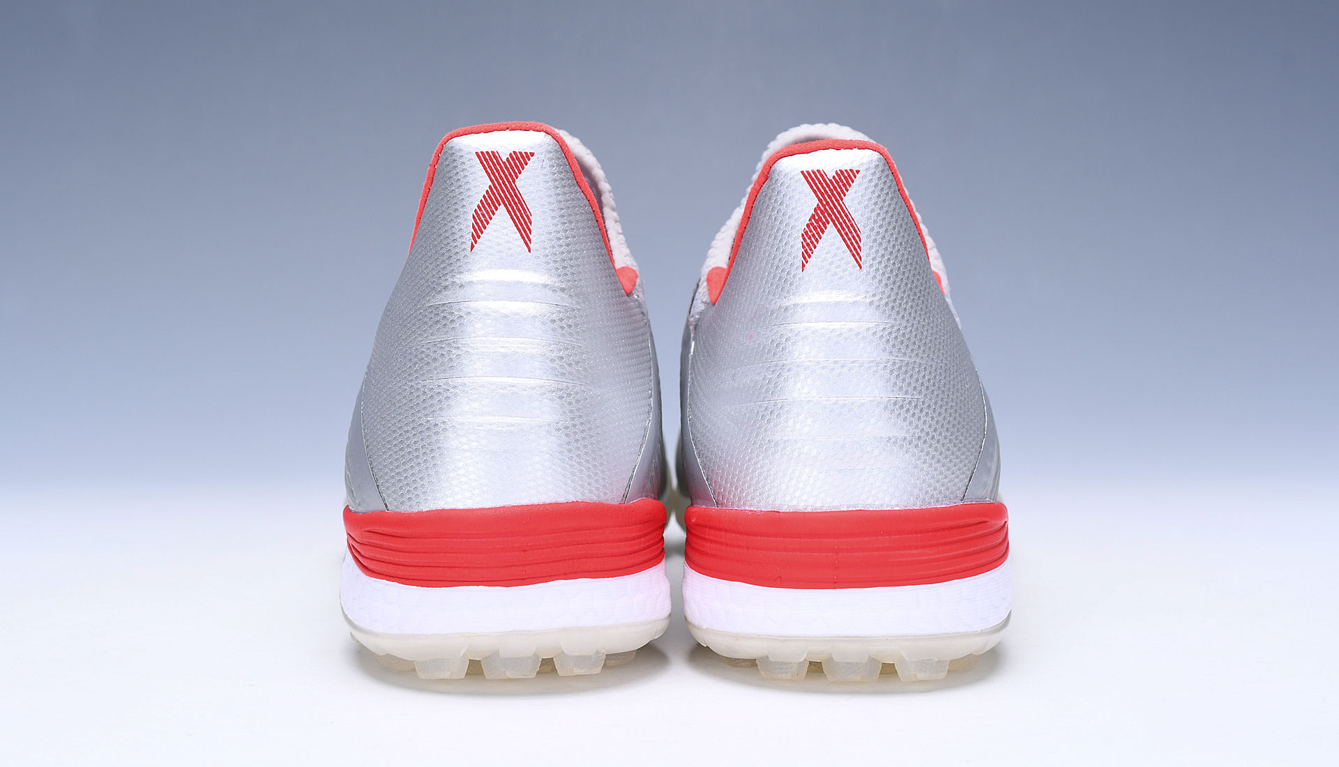 Adidas X 19.1 TF 302 Redirect - Silver Metallic Red Footwear White G25752: High-performance Turf Soccer Shoes