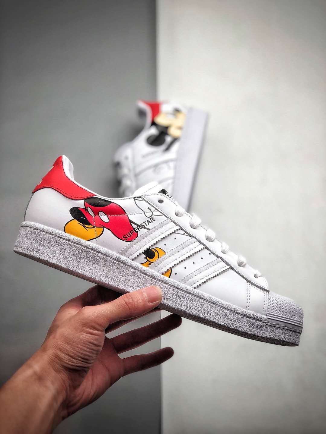 Adidas Mickey Mouse x Superstar 'Color' FW2901 - Trendy Disney Collaboration