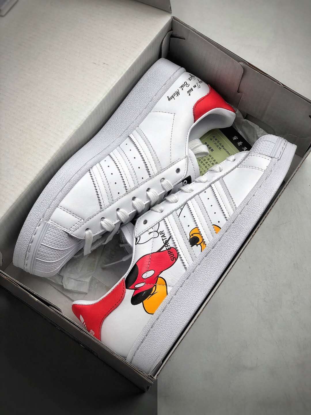 Adidas Mickey Mouse x Superstar 'Color' FW2901 - Trendy Disney Collaboration