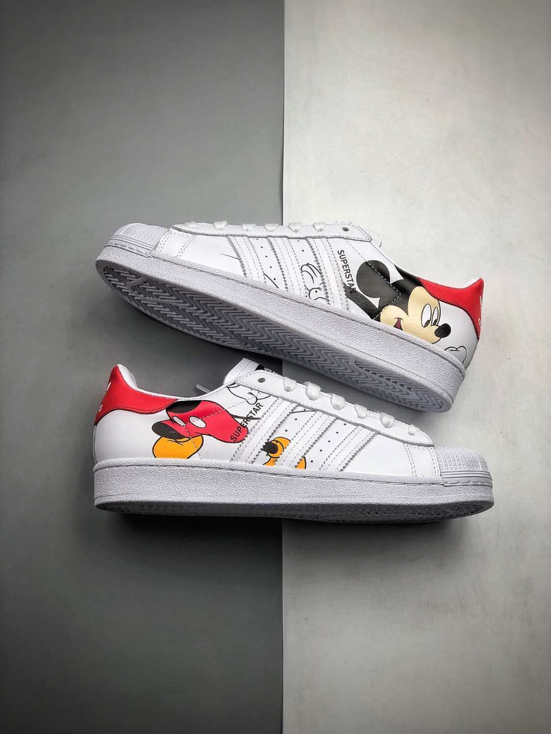 Adidas Mickey Mouse x Superstar 'Color' FW2901 - Trendy Disney Collaboration
