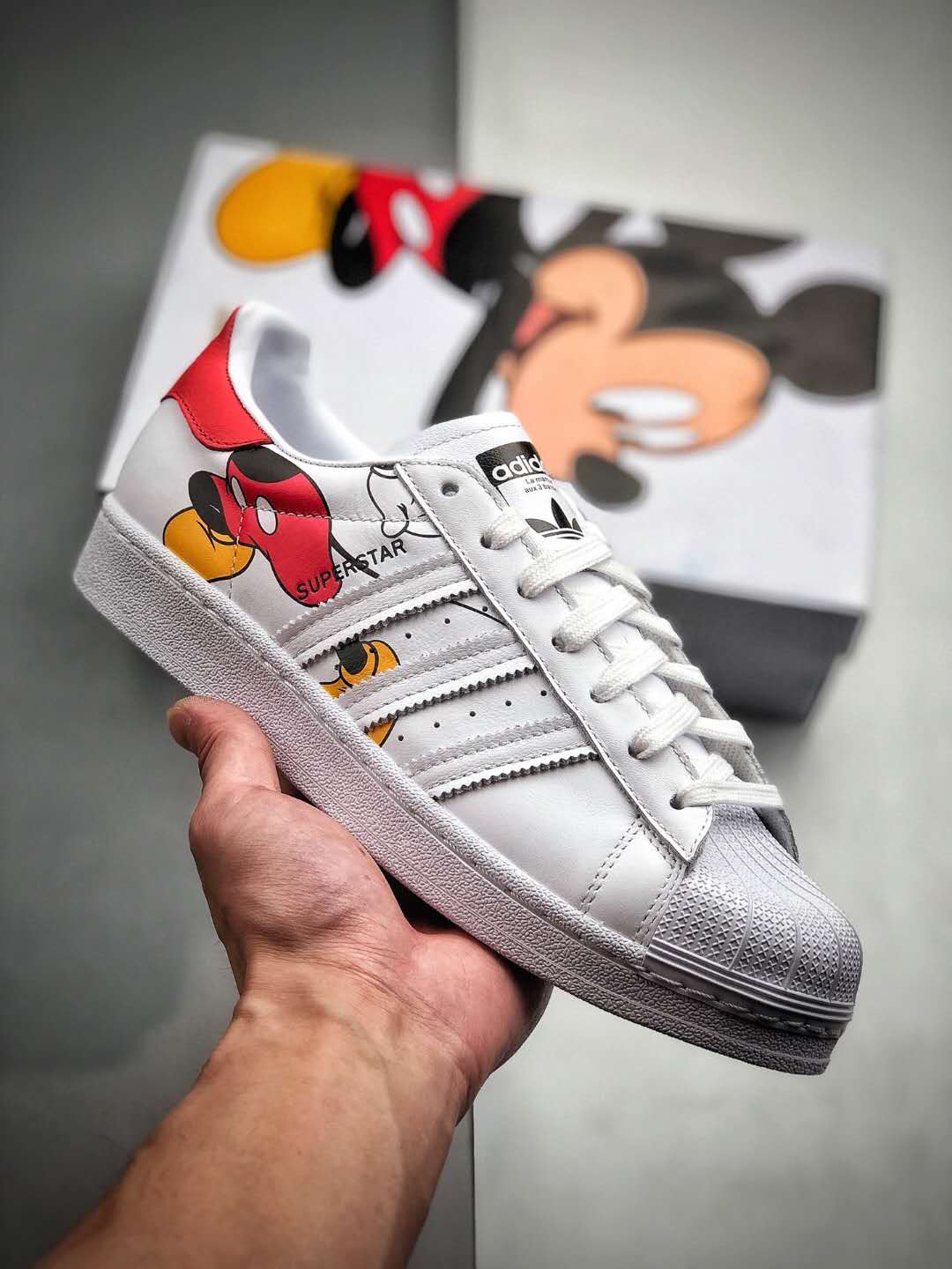 Adidas Mickey Mouse x Superstar 'Color' FW2901 - Trendy Disney Collaboration