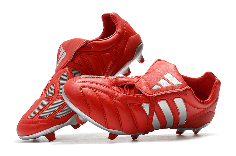 Adidas Predator Mania FG Red Silver EF3658 - Premium Soccer Cleats Adidas Predator Mania FG Red Silver EF3658 - Premium Soccer Cleats