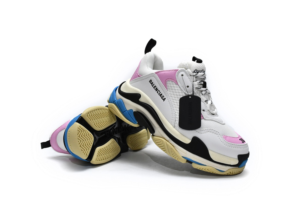 Balenciaga Triple S Blue Pink 524039 W09ON 8866 - Stylish and Sophisticated Footwear Balenciaga Triple S Blue Pink 524039 W09ON 8866 - Stylish and Sophisticated Footwear
