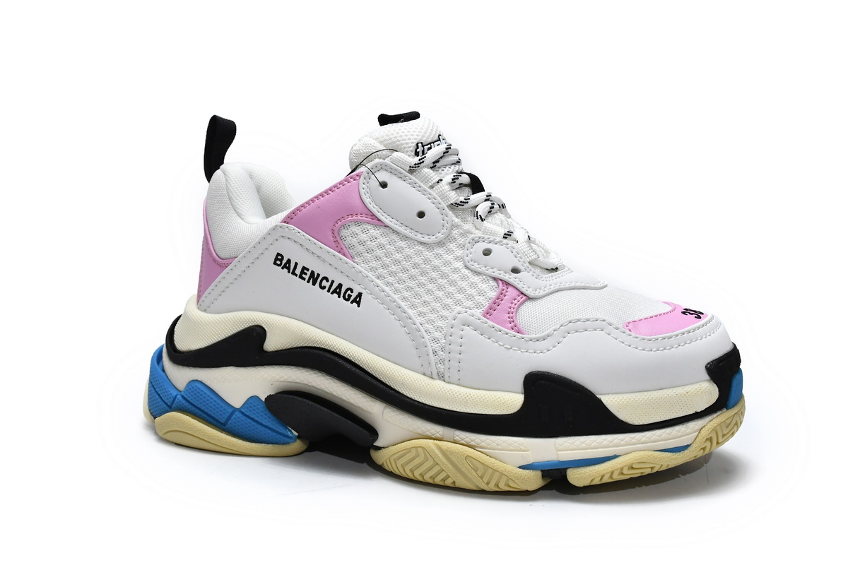 Balenciaga Triple S Blue Pink 524039 W09ON 8866 - Stylish and Sophisticated Footwear Balenciaga Triple S Blue Pink 524039 W09ON 8866 - Stylish and Sophisticated Footwear
