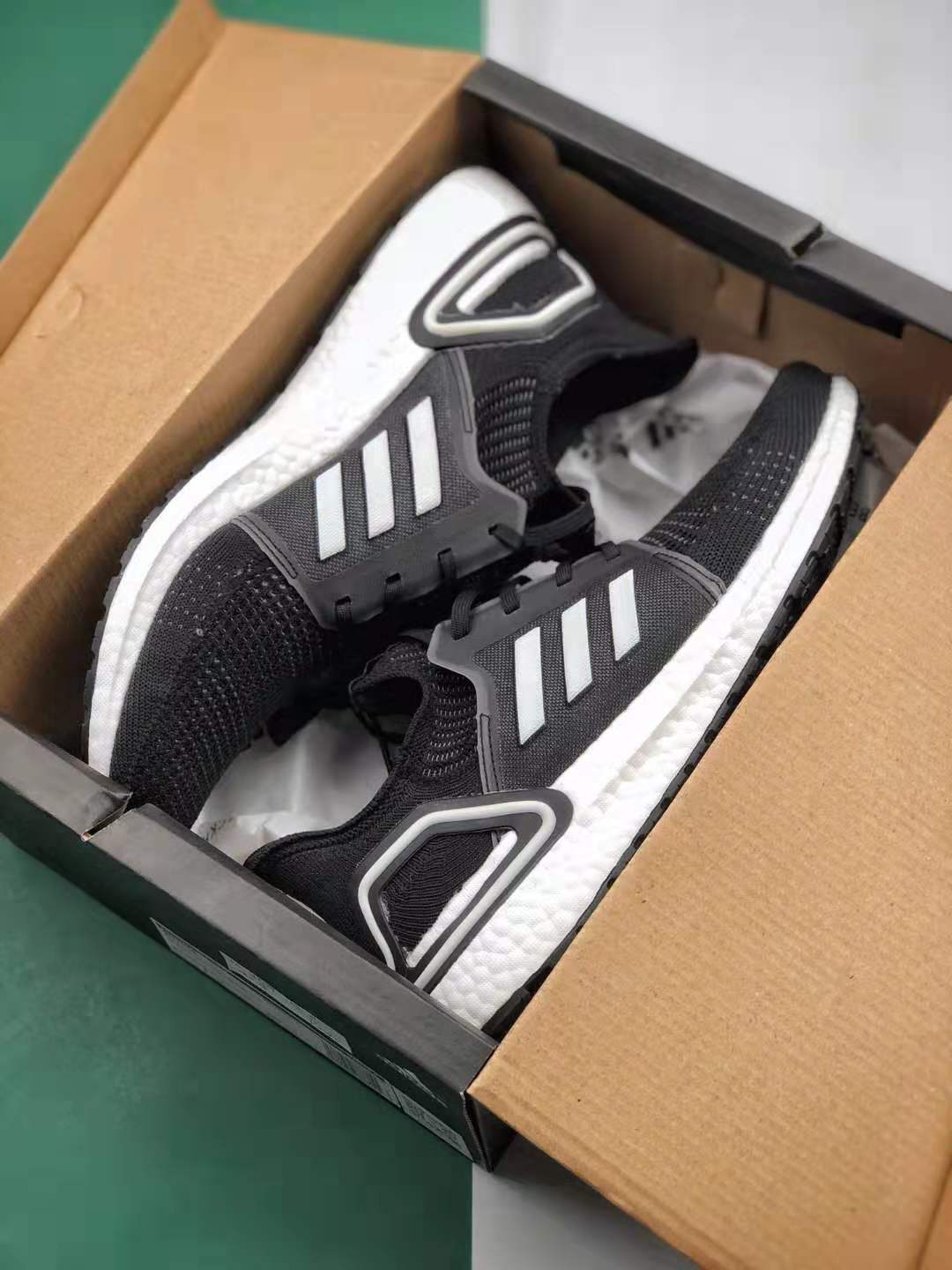 Adidas UltraBoost 19 U Black White Sneakers - EH1014 Adidas UltraBoost 19 U Black White Sneakers - EH1014