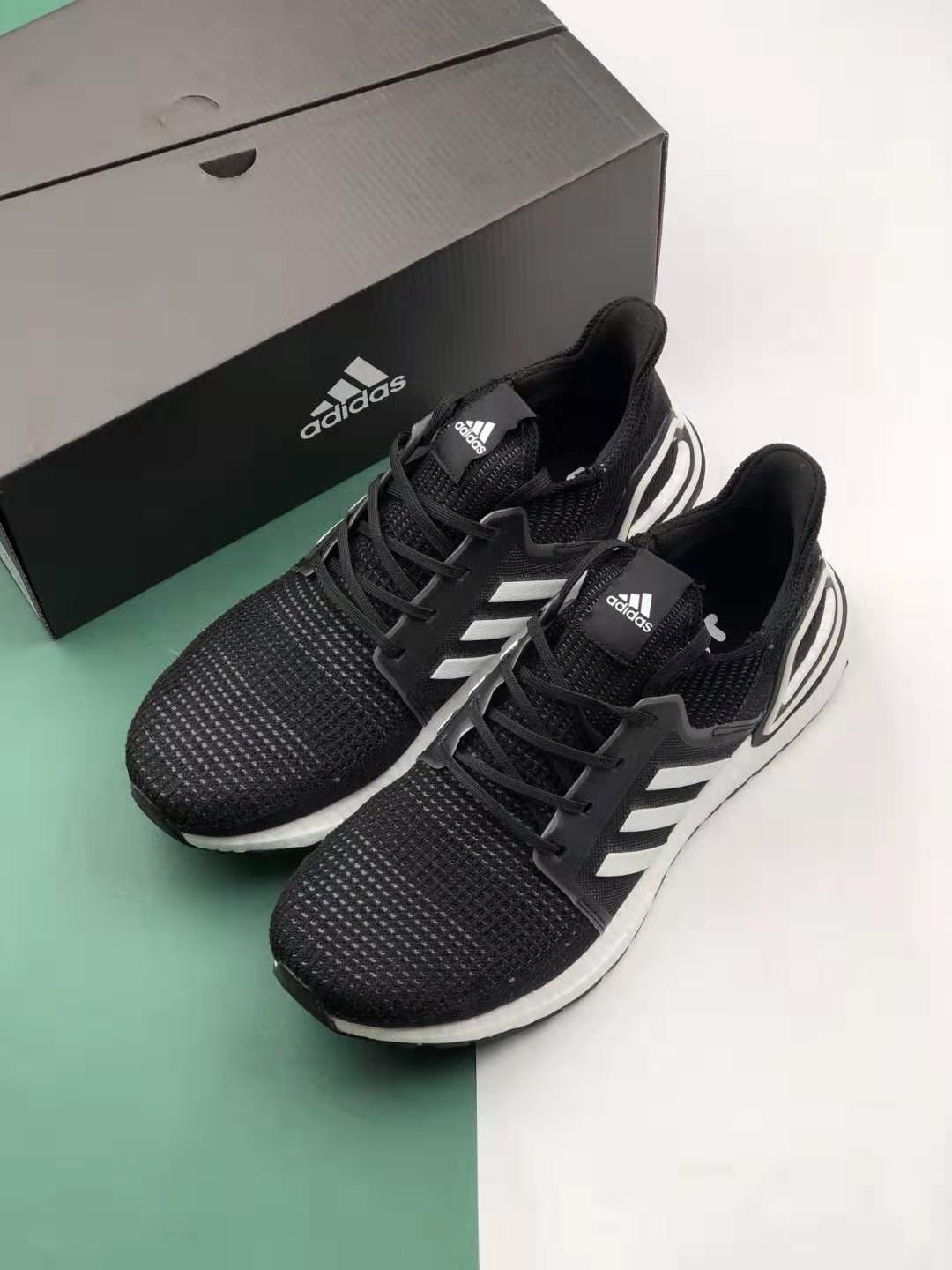Adidas UltraBoost 19 U Black White Sneakers - EH1014 Adidas UltraBoost 19 U Black White Sneakers - EH1014