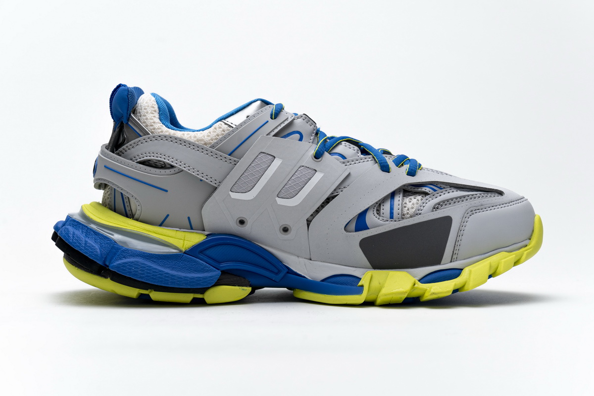 Balenciaga Tess S.Grey Blue Yellow 542023 W1GB9 6509 - Stylish and Vibrant Designer Sneakers Balenciaga Tess S.Grey Blue Yellow 542023 W1GB9 6509 - Stylish and Vibrant Designer Sneakers