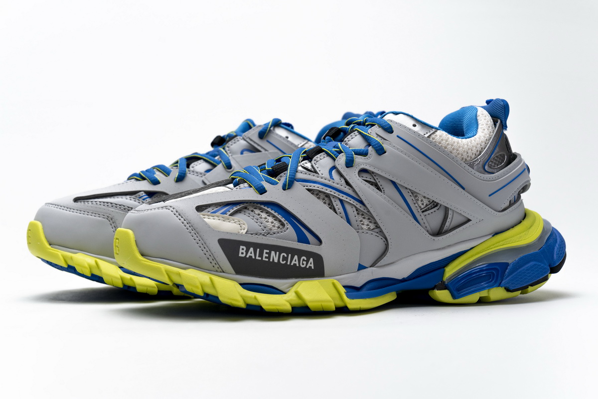 Balenciaga Tess S.Grey Blue Yellow 542023 W1GB9 6509 - Stylish and Vibrant Designer Sneakers Balenciaga Tess S.Grey Blue Yellow 542023 W1GB9 6509 - Stylish and Vibrant Designer Sneakers