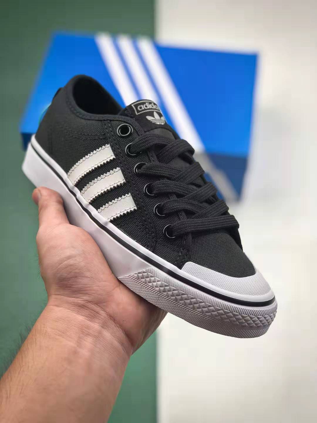 Adidas Nizza 'Black White' CQ2332 - Classic Sneaker for Versatile Style