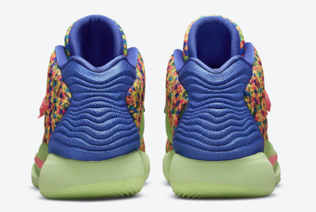 Nike KD 14 Colorful Print Wing Strap DO6902-400 - Shop Now for the Ultimate Basketball Sneakers!